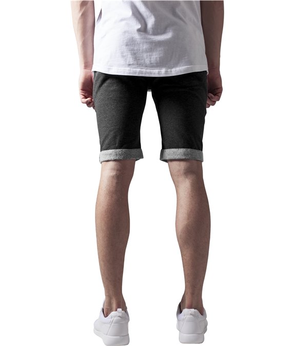 Urban Classics Light Turnup Sweatshorts Charcoal 2